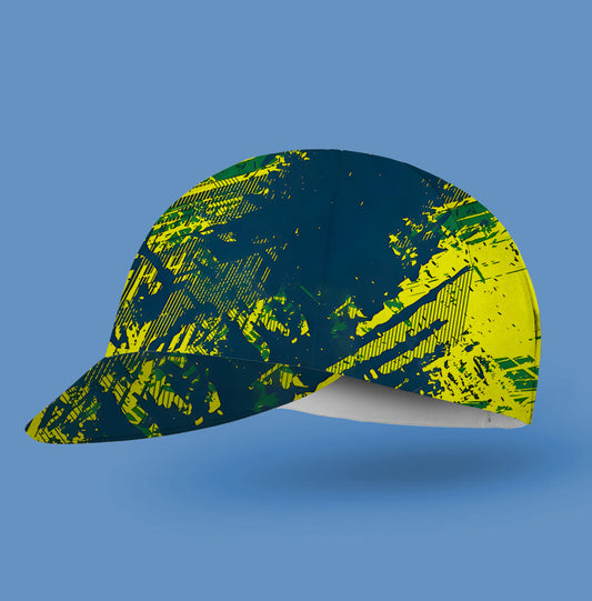 Yellow Texture Cycling Cap