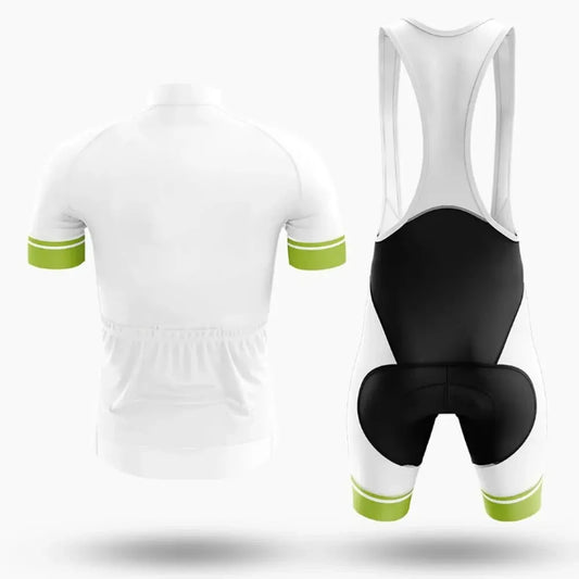 Men's Short Sleeve Cycling Jersey Green Edge | RSSC Premium Cycling Kit Back View