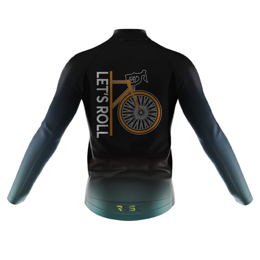 Let's Roll Men's Long Sleeve Cycling Jersey