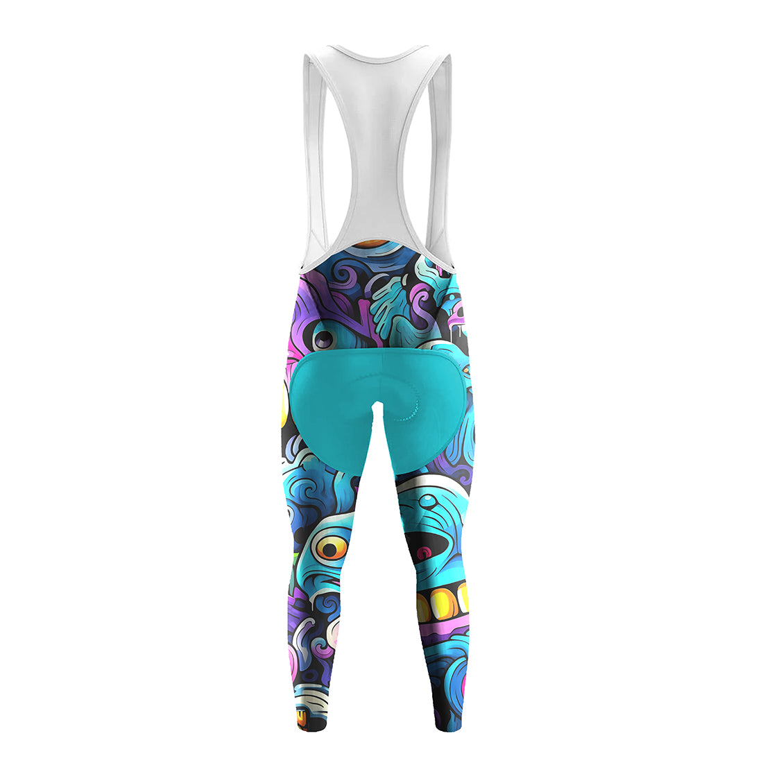 Men's Long Sleeve Cycling Kit Monsters Art | RSSC Performance Cycling Apparel View 6