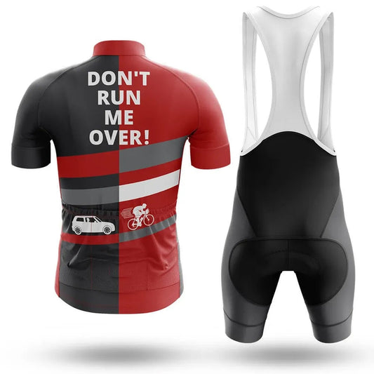 Men's Short Sleeve Cycling Jersey DONT RUN ME OVER | RSSC Premium Cycling Kit Back View