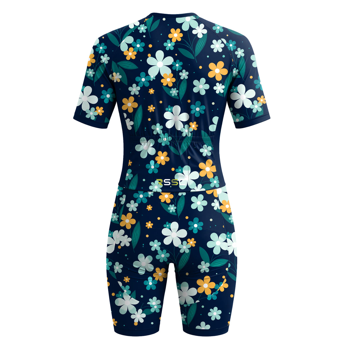 Ditsy Floral Women's Short Sleeve Triathlon Suit