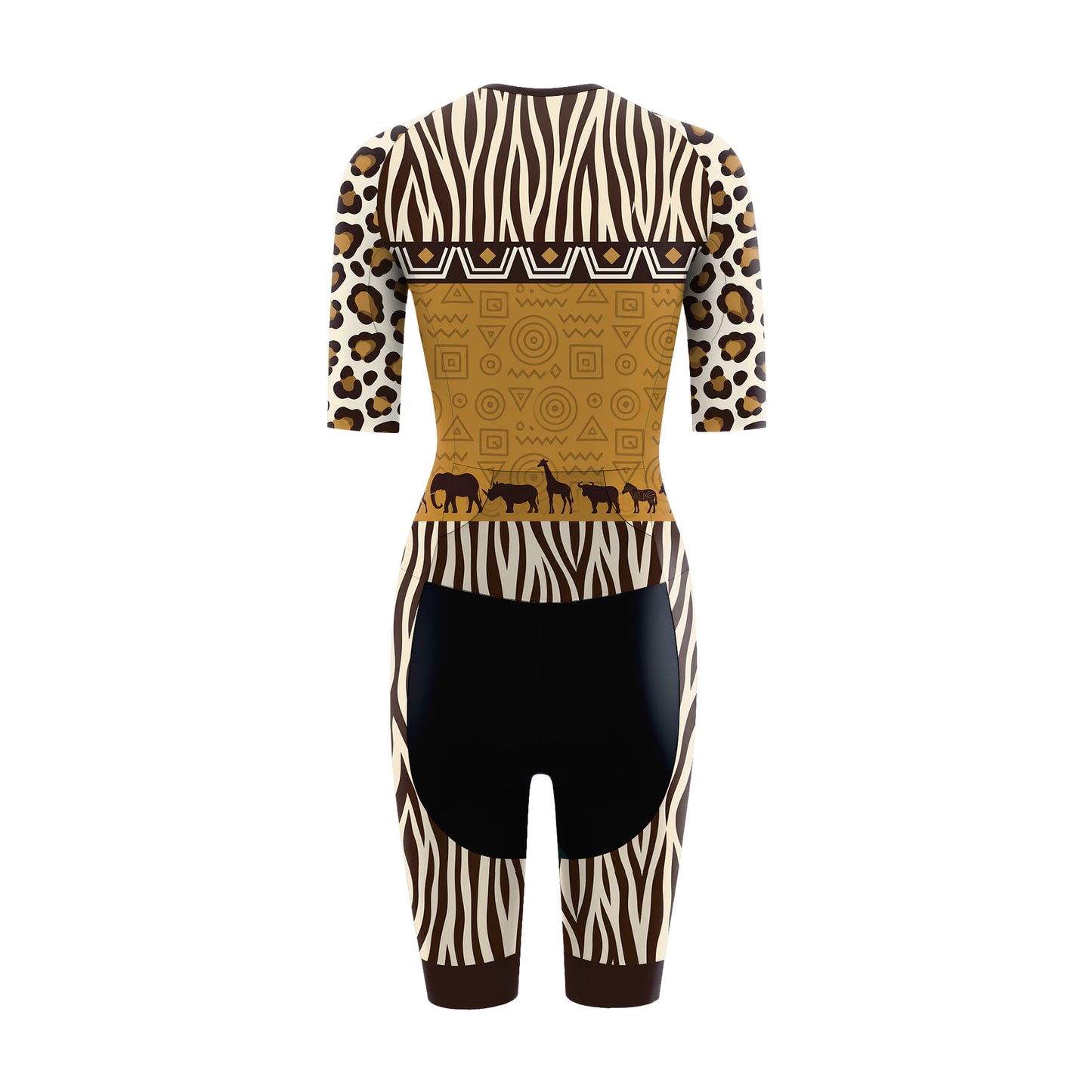 Safari Animal Print Women's Triathlon Suit