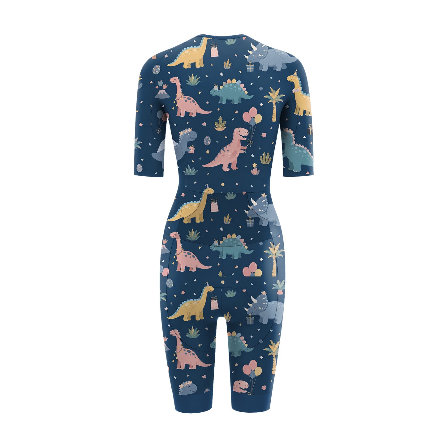 Dinosaur Pattern Women's Triathlon Suit