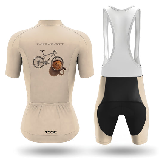 Cycling And Coffee Women's Short Sleeve Cycling Kit