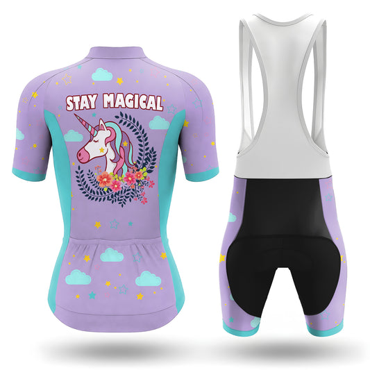 Completo da ciclismo da donna a maniche corte Stay Magical