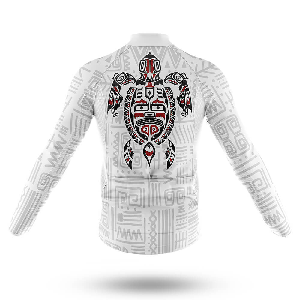 Men's Short Sleeve Cycling Kit Haida Native Turtle | RSSC Performance Cycling Apparel View 6