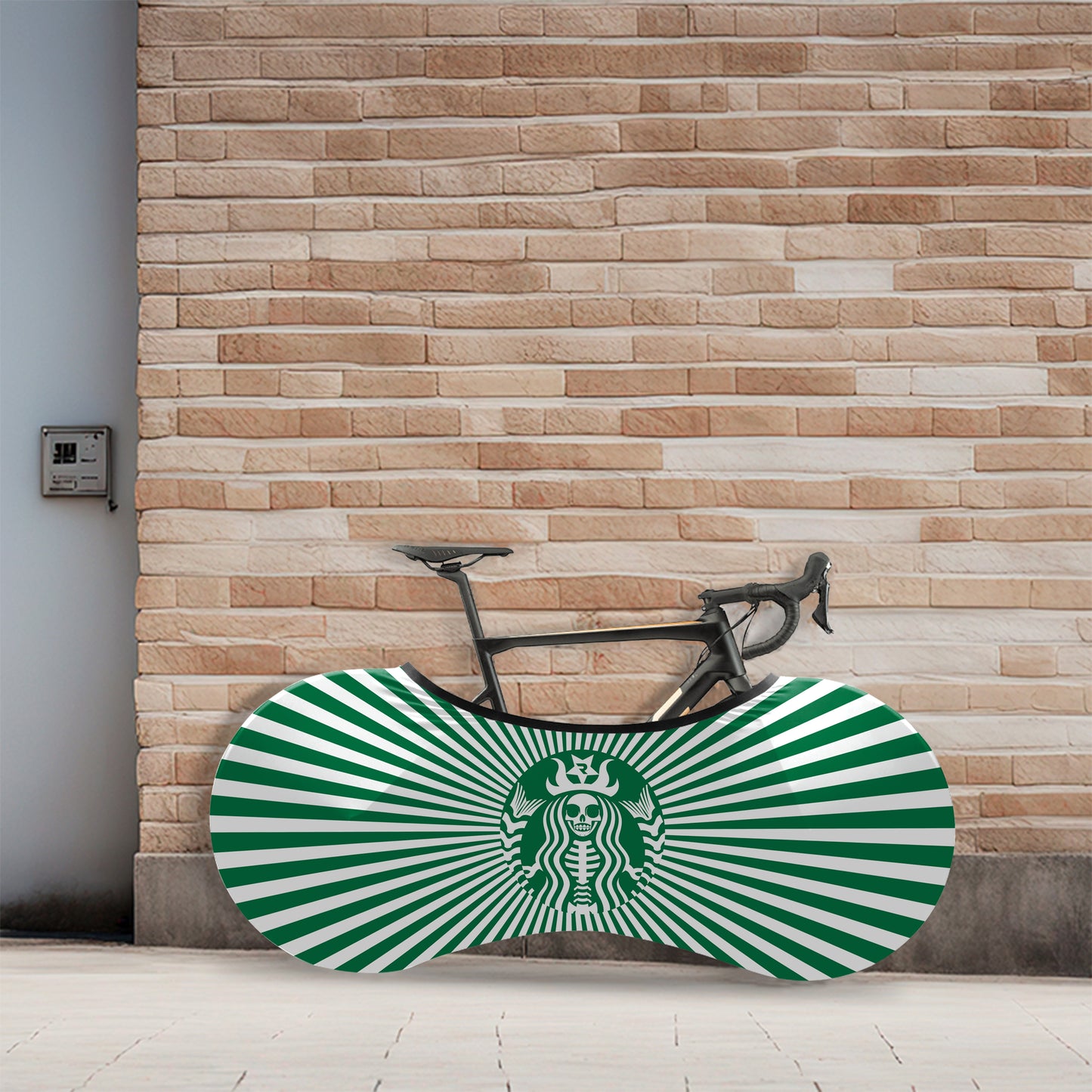 Skeleton Coffee Bicycle Wheels Cover