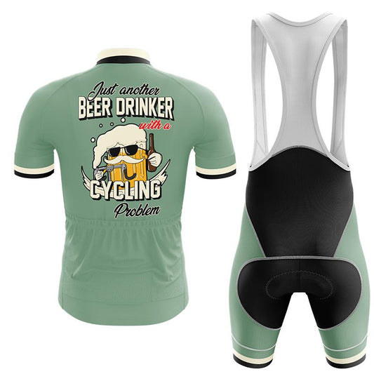 Men's Short Sleeve Cycling Jersey A Beer Drinker | RSSC Premium Cycling Kit Back View