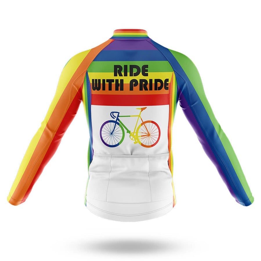 Ride With Pride Langarm-Radtrikot für Herren