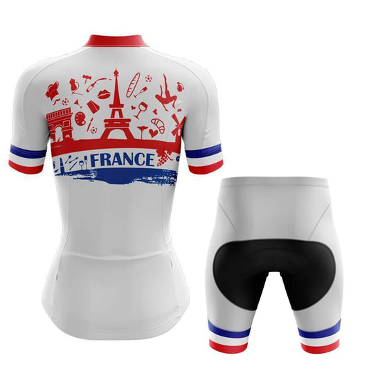 France Women's Short Sleeve Cycling Kit