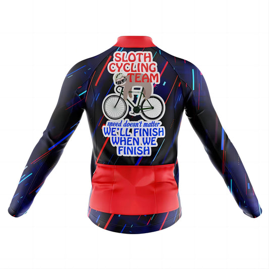 Maillot de cyclisme à manches longues pour homme de l'équipe cycliste Sloth