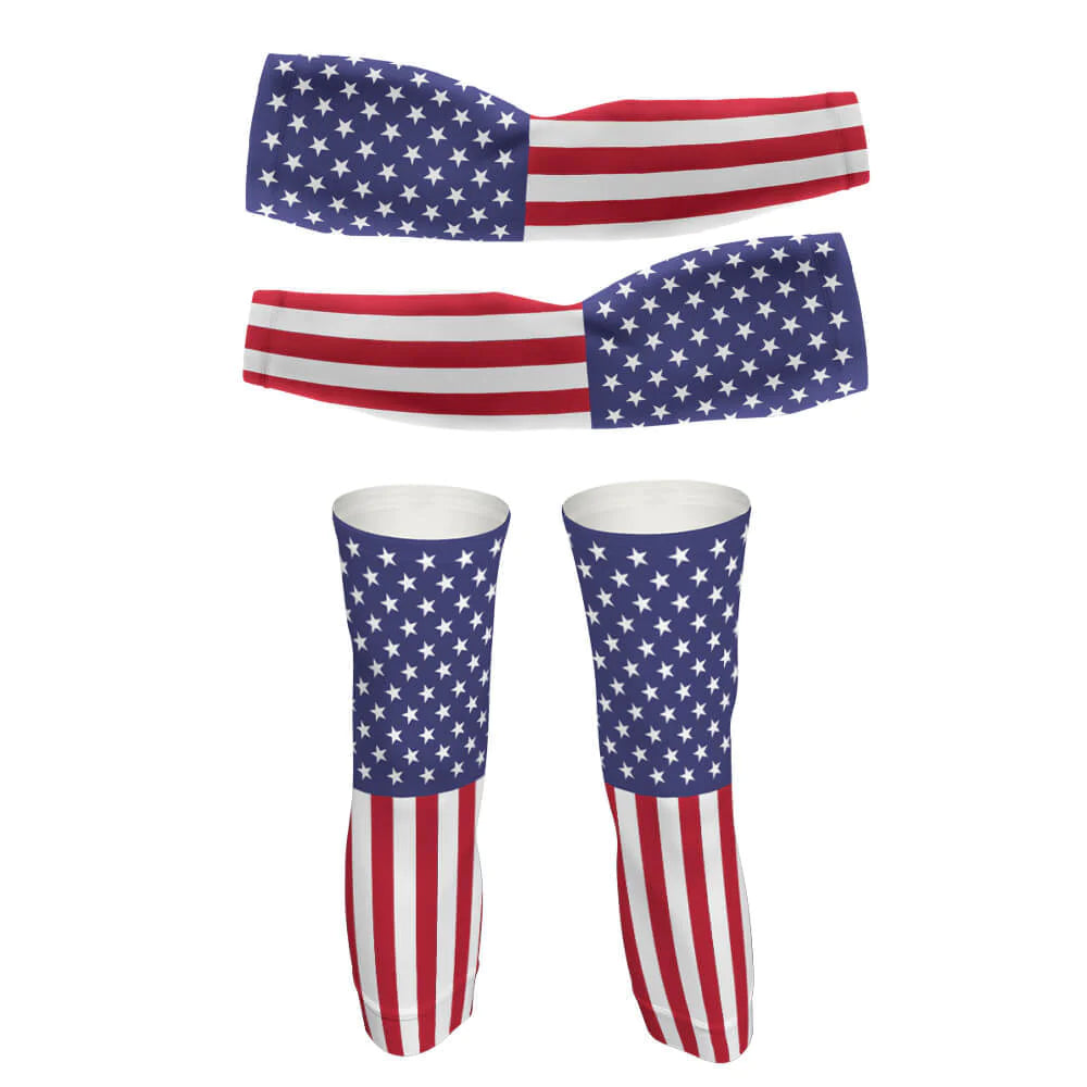 USA Flag Arm And Leg Sleeves