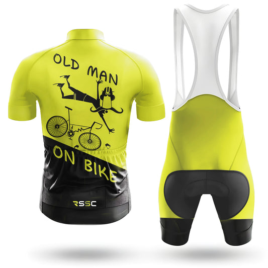 Old Man On Bike Men's Cycling Kit