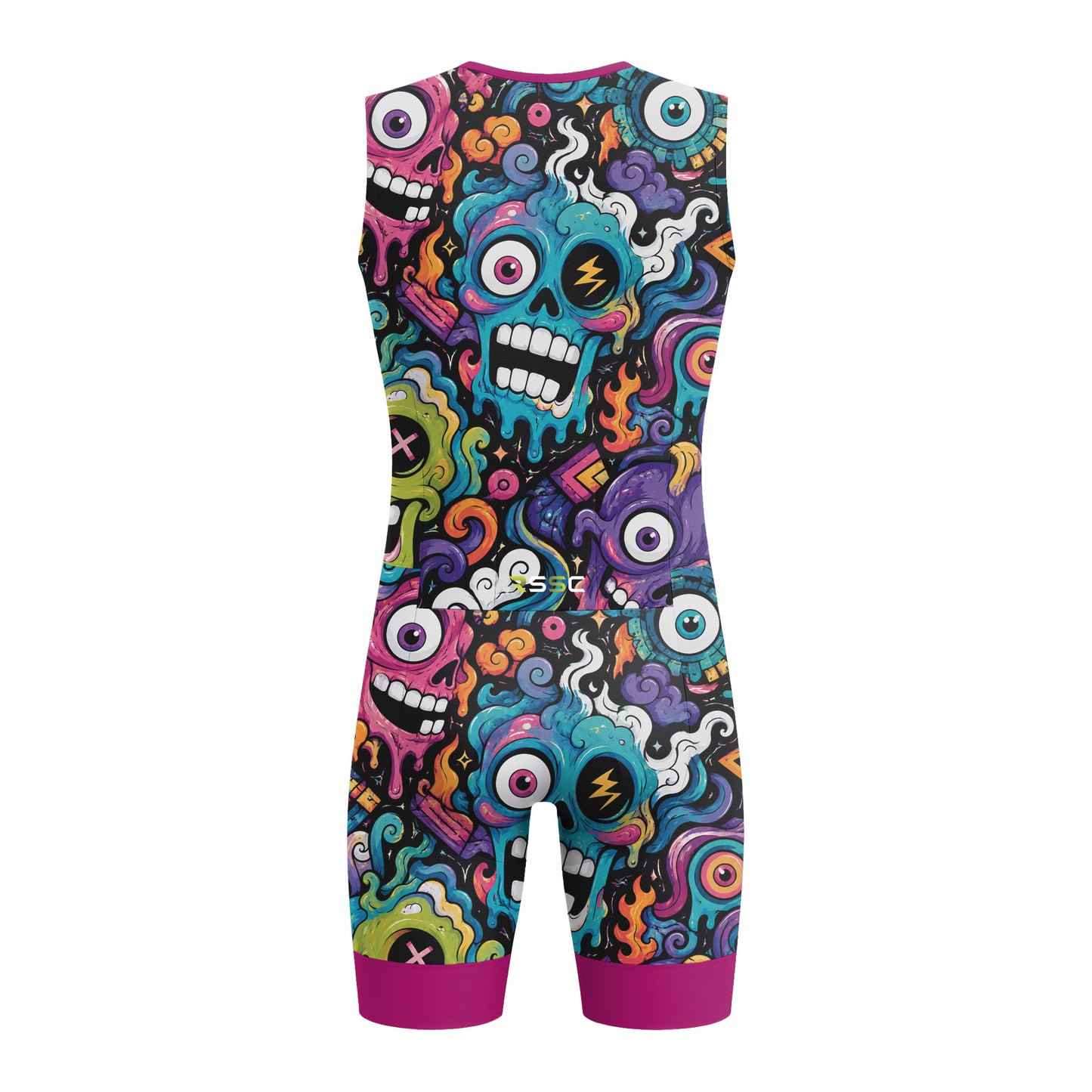 Alien Creatures Men's Sleeveless Triathlon Suit