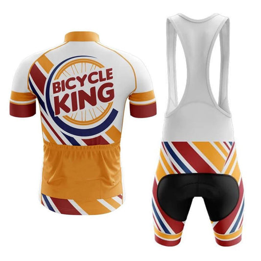Men's Short Sleeve Cycling Jersey Bicycle King | RSSC Premium Cycling Kit Back View