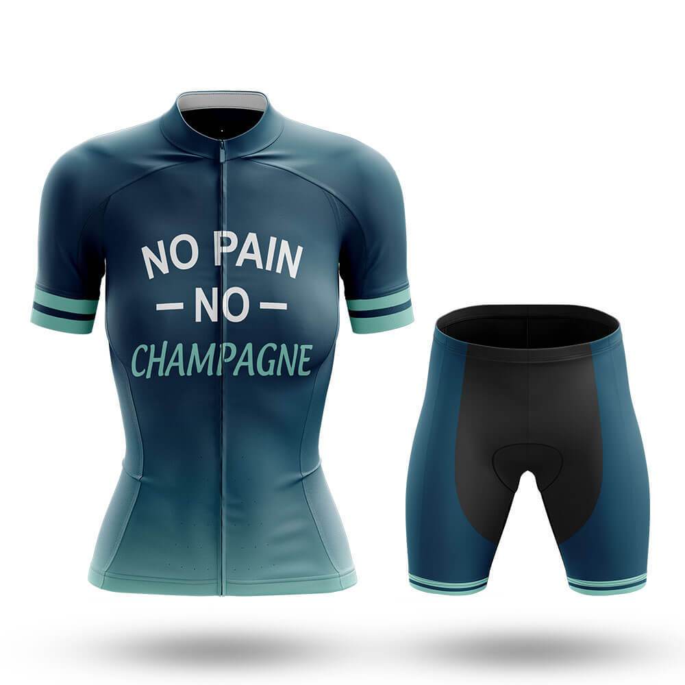 cycling gear for women No Pain No Champagne - Women's Cycling Kit