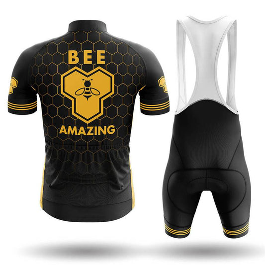 Men's Short Sleeve Cycling Jersey Bee Amazing | RSSC Premium Cycling Kit Back View