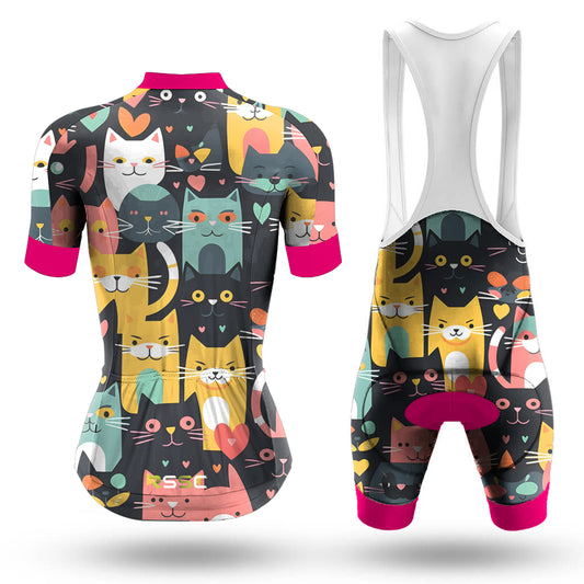 Ensemble de cyclisme à manches courtes pour femme Brooms