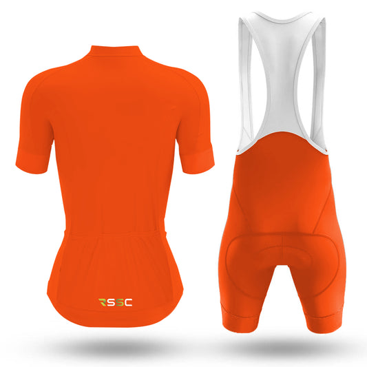 Balenci-YA-GO! Orange Women's Short Sleeve Cycling Kit | Rsscsports