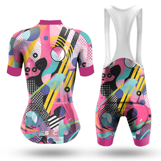 Ensemble de cyclisme à manches courtes pour femme Brooms