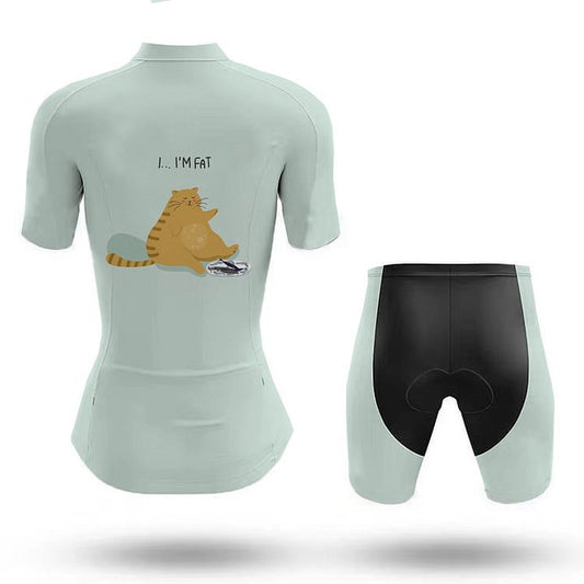 I'm Fat Cat Women's Short Sleeve Cycling Kit