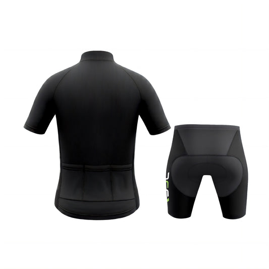 Conjunto de ciclismo de manga corta para niño RSSC Black