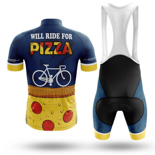 Will Ride For Pizza Men's Short Sleeve Cycling Kit | Rsscsports