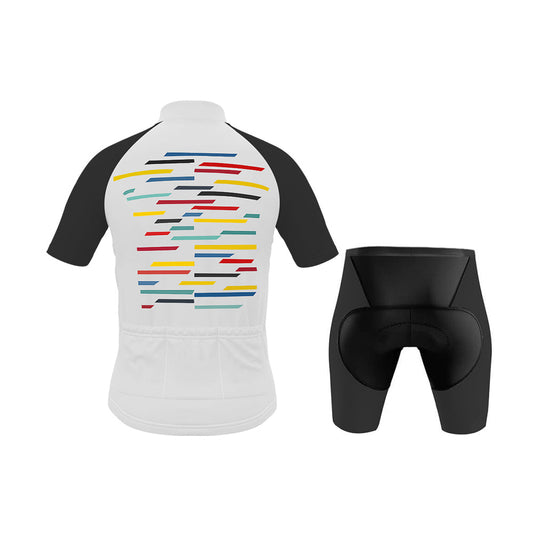 Colored Lines Kid's Cycling Kit