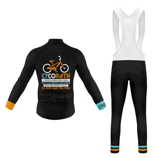 Men's Long Sleeve Cycling Jersey CYCOPATH | RSSC Premium Cycling Kit Back View