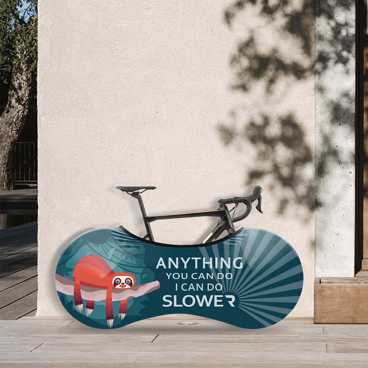 Faultier kann langsamer machen Fahrrad-Radabdeckung