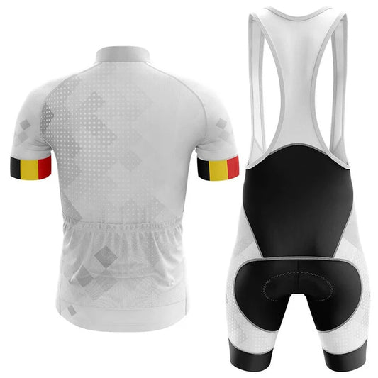 Men's Short Sleeve Cycling Jersey BELGIUM | RSSC Premium Cycling Kit Back View