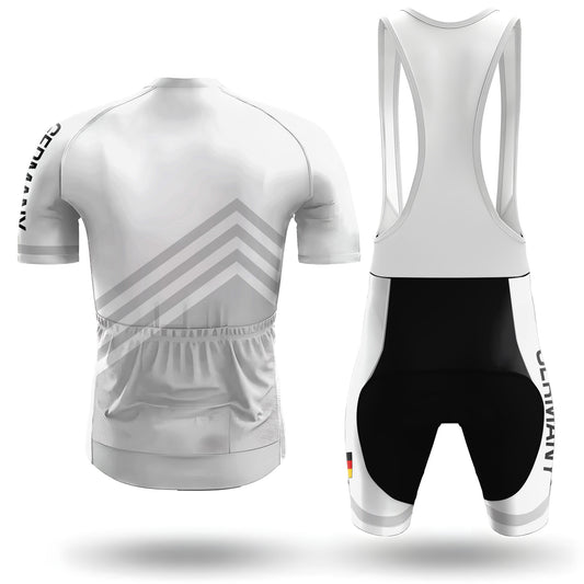 Completo da ciclismo da uomo a maniche corte Germany White