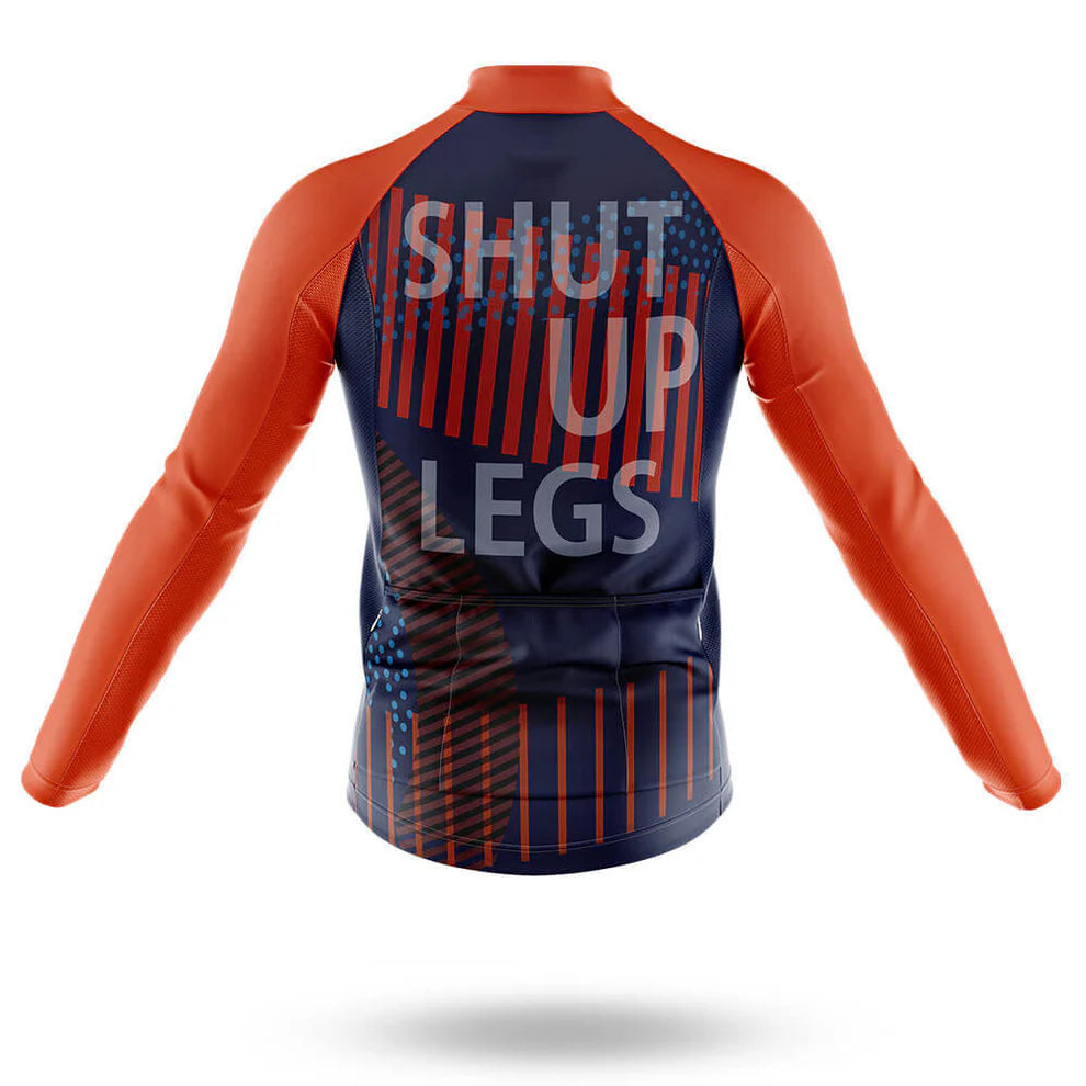 Shut Up Legs Langarm-Radtrikot für Herren