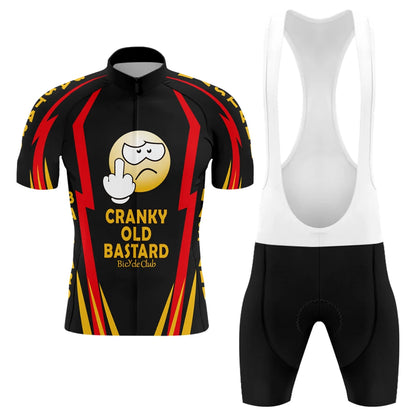 Cranky Old Bastard Men's Short Sleeve Cycling Kit | Rsscsports