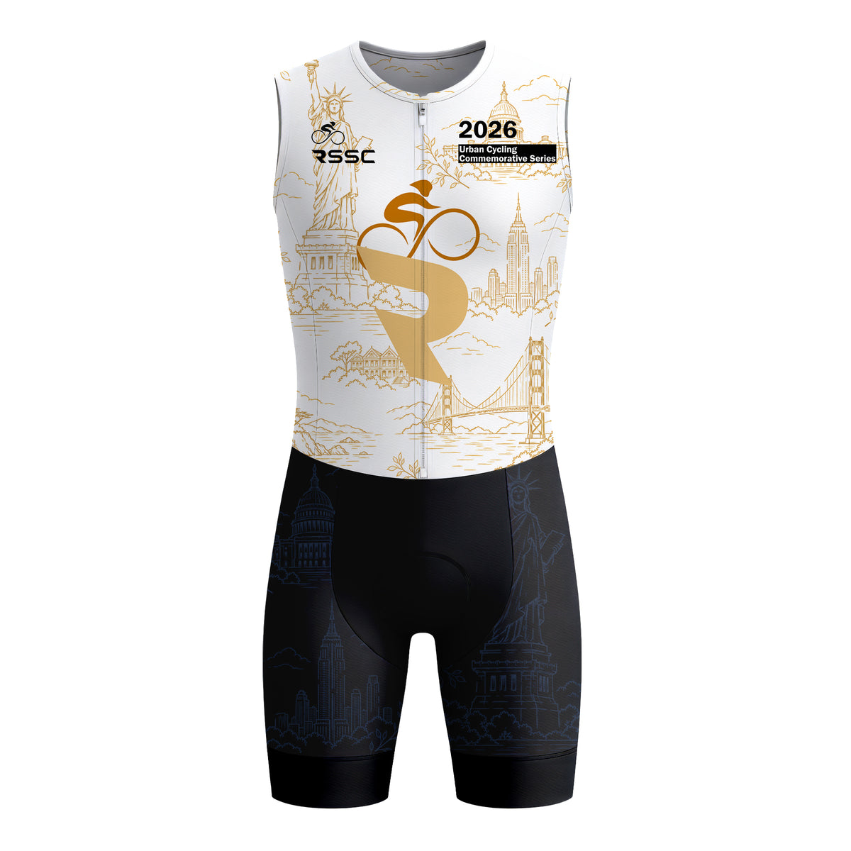 World Imprint — USA Men's Sleeveless Triathlon Suit