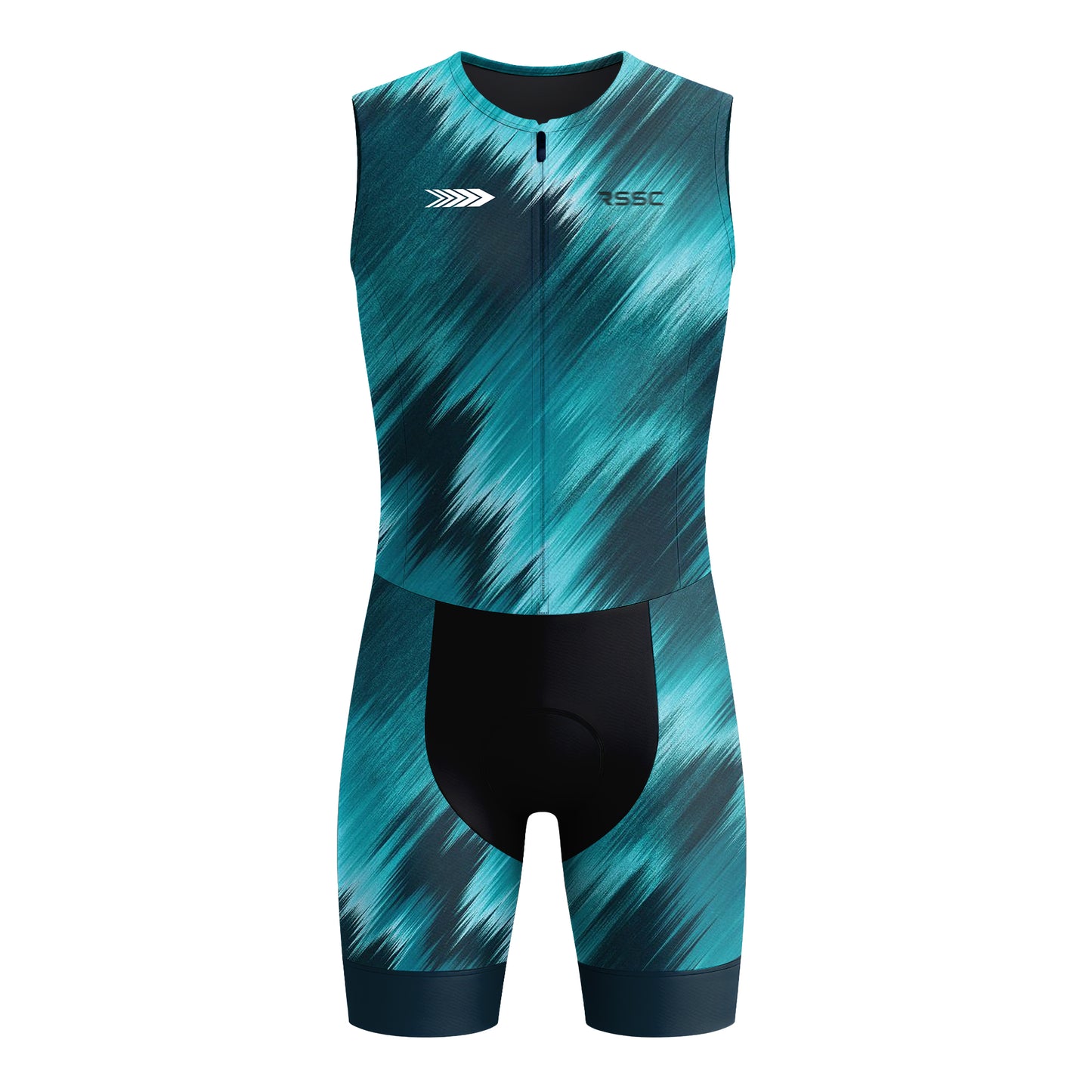 RSSC Swift Cyan Men's Sleeveless Triathlon Suit