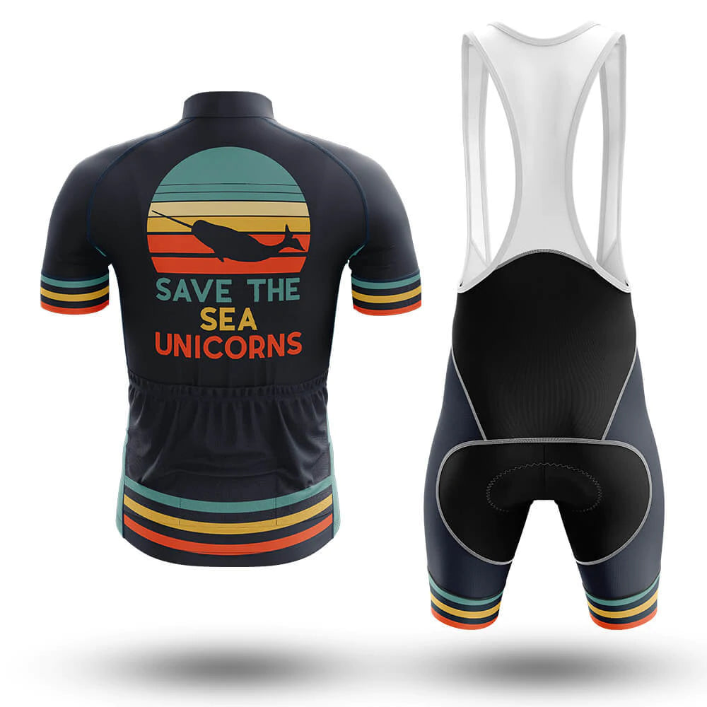 Save The Sea Unicorns Men's Short Sleeve Cycling Kit | Rsscsports