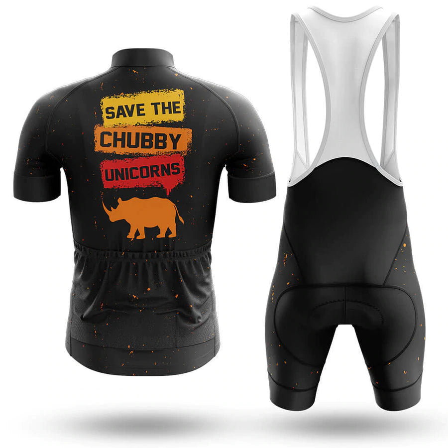 Save The Chubby Unicorns Men's Short Sleeve Cycling Kit | Rsscsports