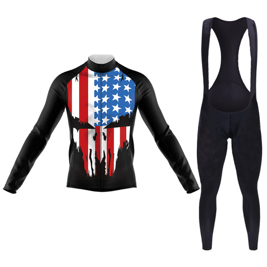 USA Men's Long Sleeve Cycling Kit