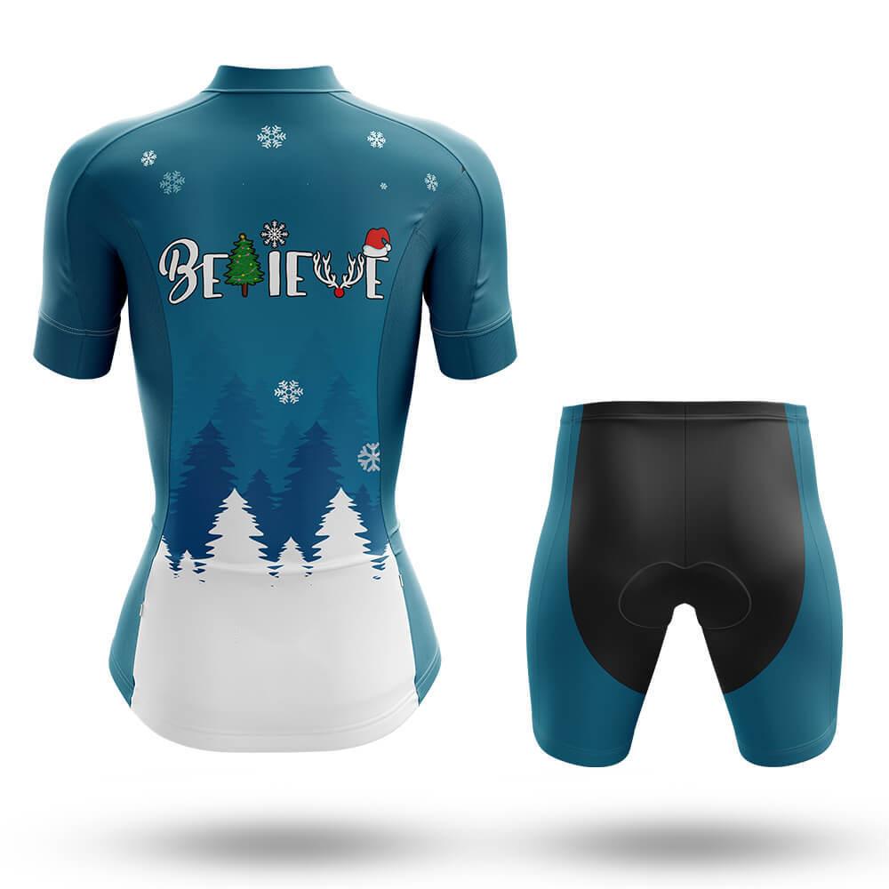 Believe Christmas Women Cycling Kit | Rsscsports