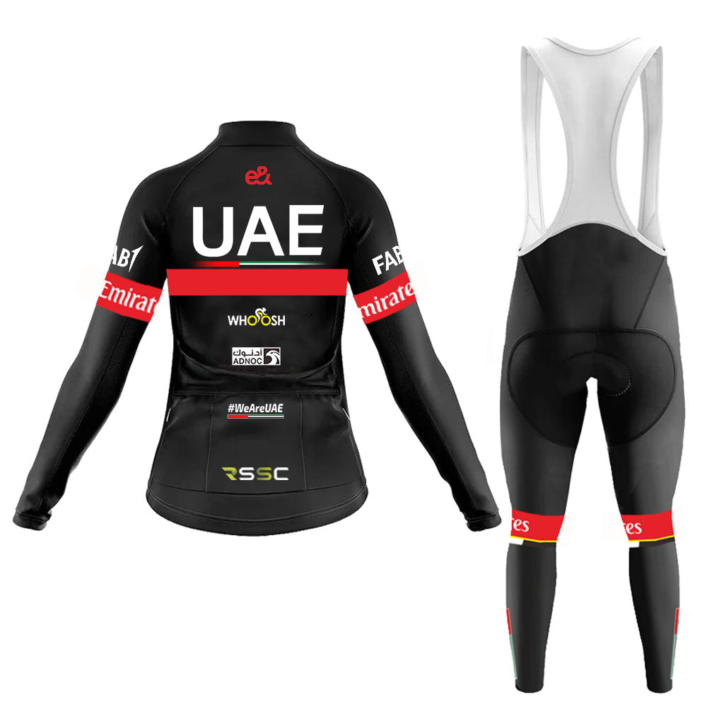 Retro Emirates Movement Women's Long Sleeve Cycling Kit