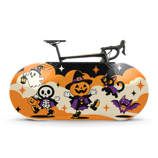 Halloween Cartoon Bicycle Wheels Cover