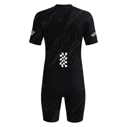 Carbon Trace Men's Short Sleeve Triathlon Suit