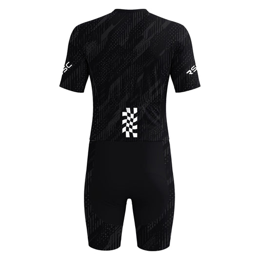 Carbon Trace Men's Short Sleeve Triathlon Suit