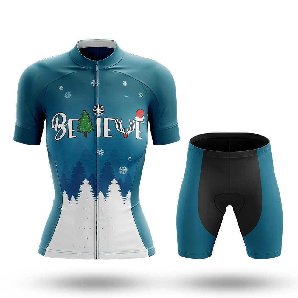 Believe Christmas Women Cycling Kit | Rsscsports