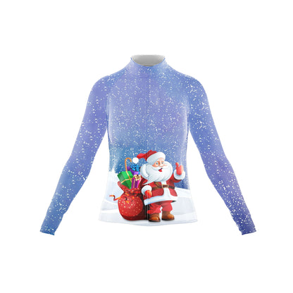 Gift From Santa Claus Women's Long Sleeve Cycling Kit