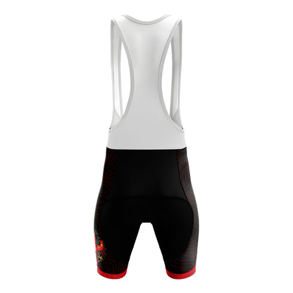 Kurzarm-Radtrikot für Herren „Belgian Surrealismus“