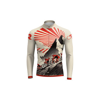 Crimson Ascent Pro Men's Long Sleeve Cycling Kit