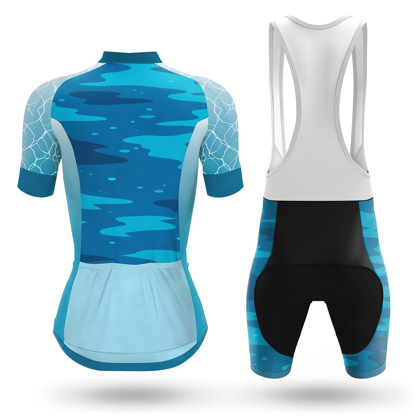 Blue Ocean Iceberg Women's Short Sleeve Cycling Kit